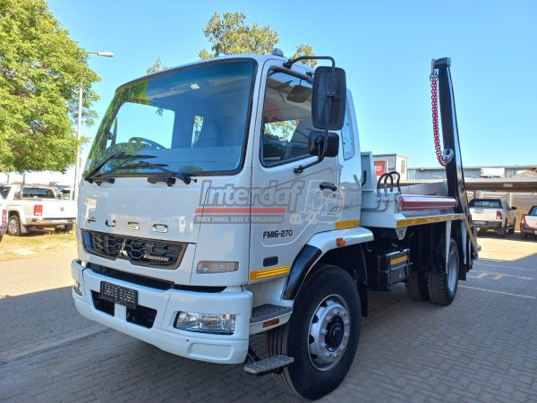 1 2014 Fuso FM 16.270 Skip Bin Loader Used Truck For Sale Commercial Scrapyard Salvage Yard near me Interdaf Welkom Bloemfontein